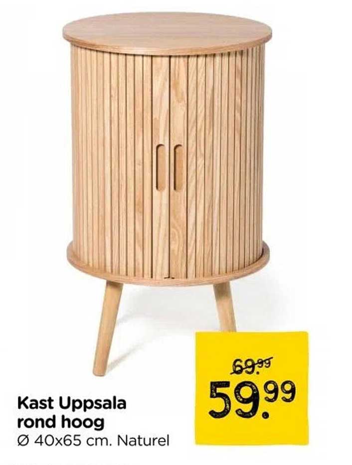 Kast Uppsala rond hoog