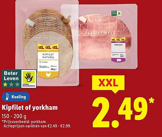 Kipfilet of yorkham
