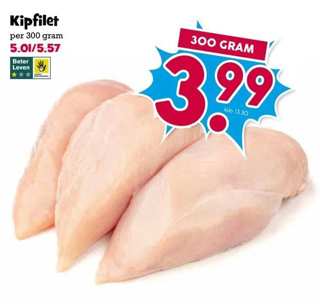 Kipfilet per 300 gram