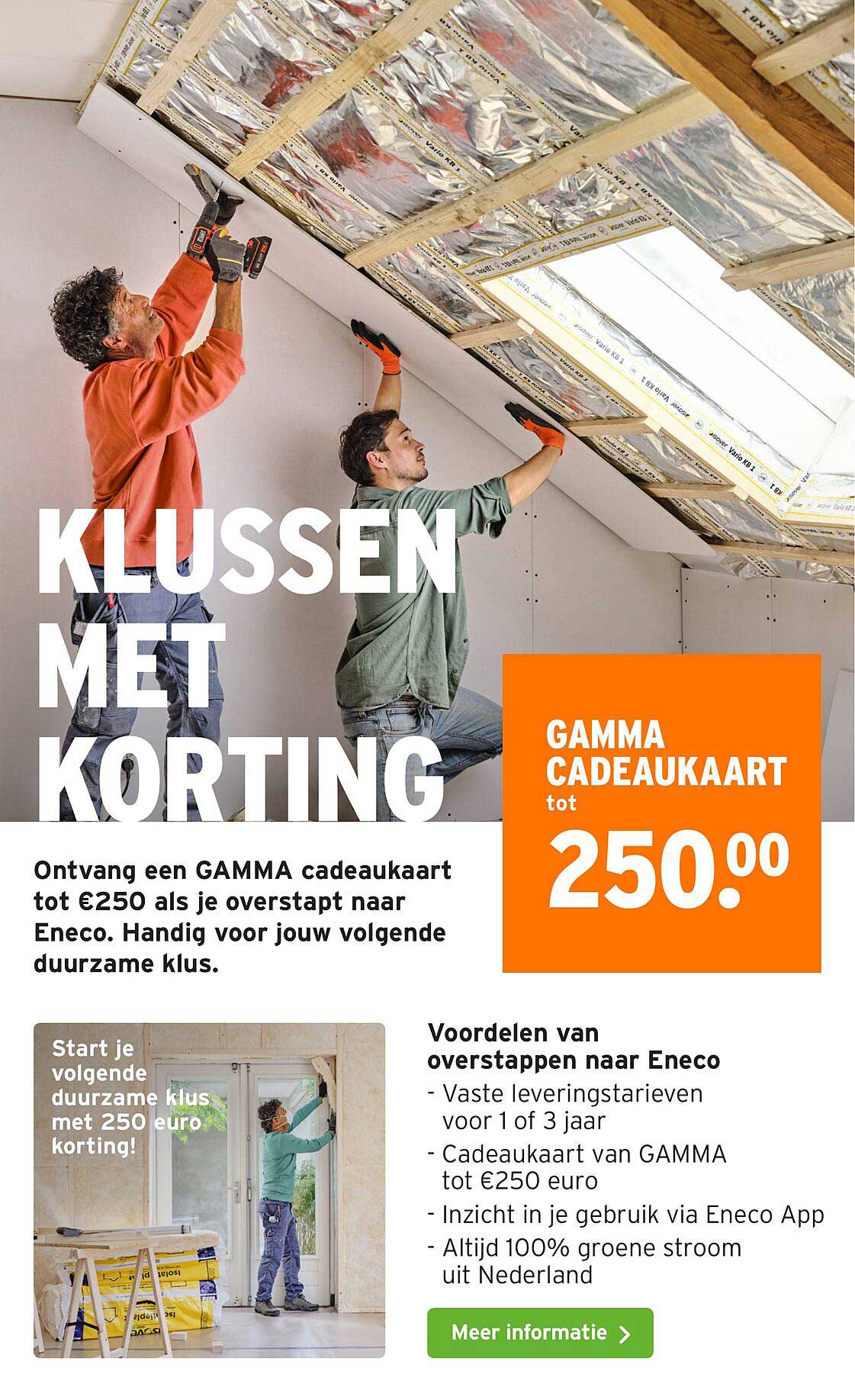 KLUSSEN MET KORTING