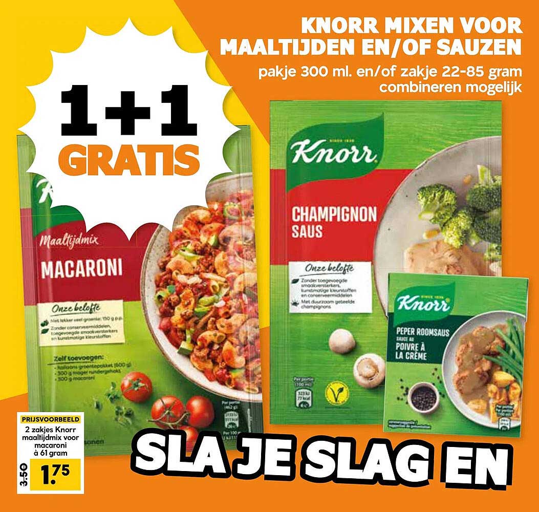 Knorr Mixen voor Maaltijden en/of Sauzen