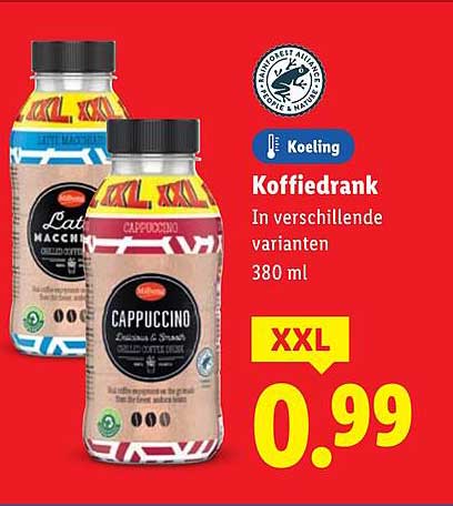 Koffiedrank in verschillende varianten 380 ml