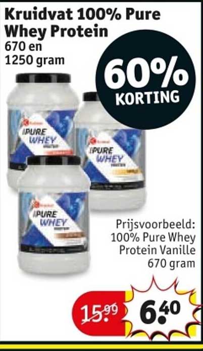 Kruidvat 100% Pure Whey Protein