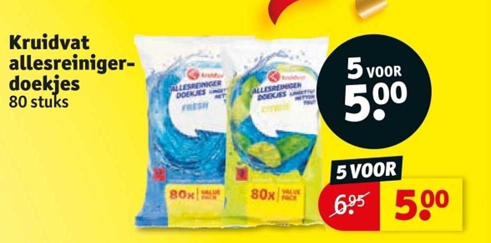 Kruidvat allesreiniger-doekjes 80 stuks