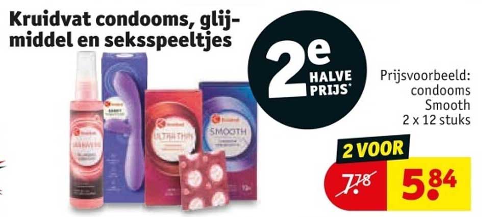Kruidvat condooms, glijmiddel en seks speeltjes