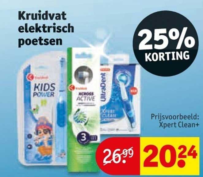 Kruidvat elektrisch poetsen
