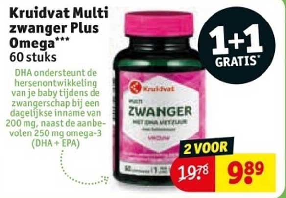 Kruidvat Multi zwanger Plus Omega*** 60 stuks