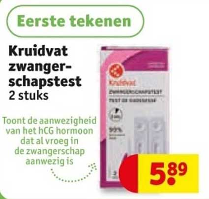 Kruidvat zwangerschapstest 2 stuks