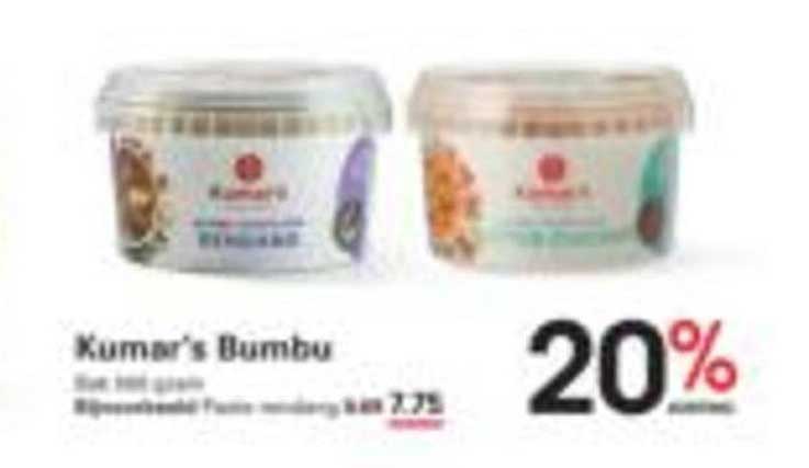 Kumar's Bumbu 500 gram - 20% korting