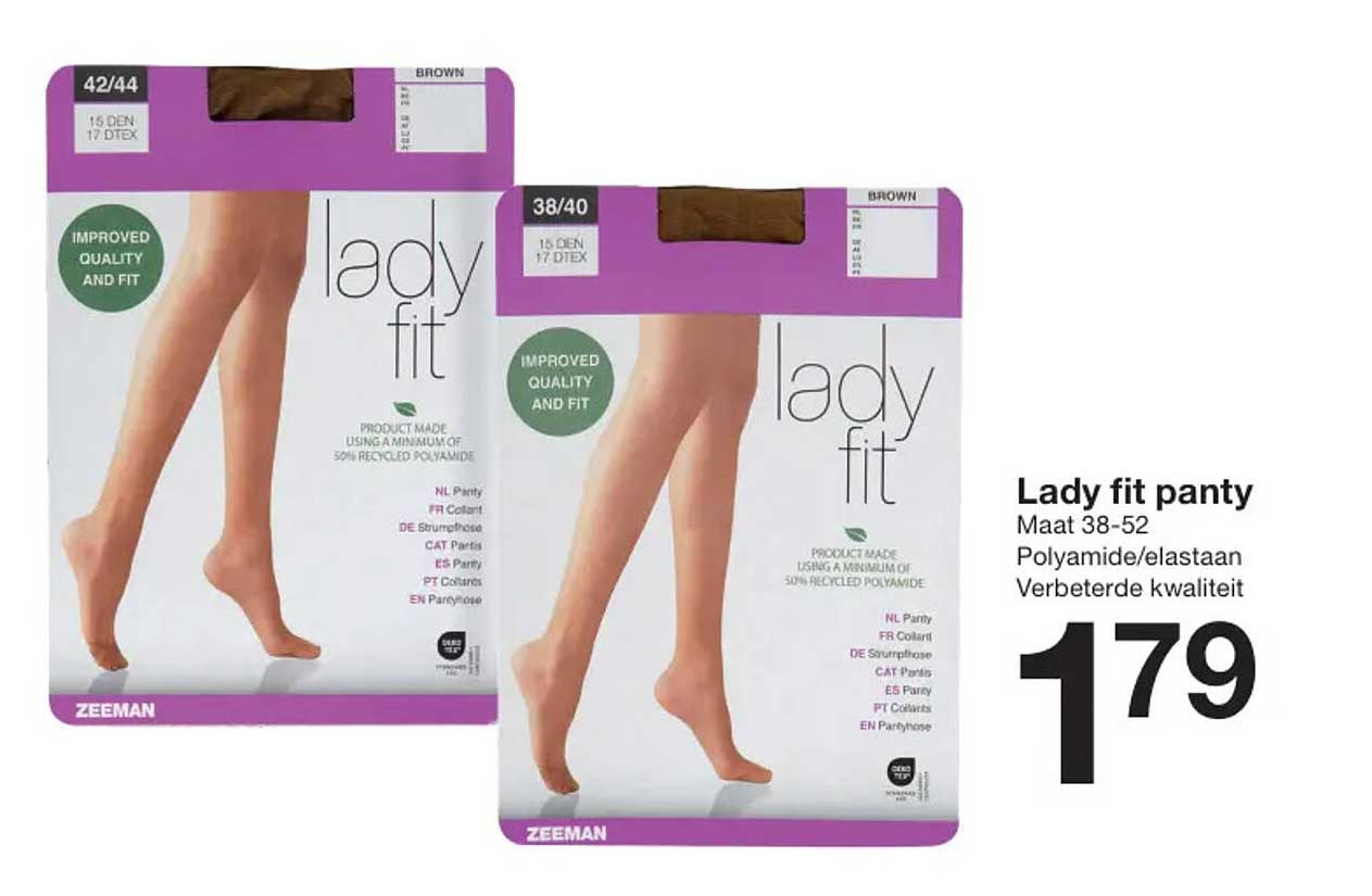 Lady fit panty