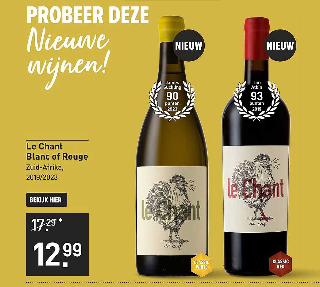 Le Chant Blanc of Rouge Zuid-Afrika, 2019/2023