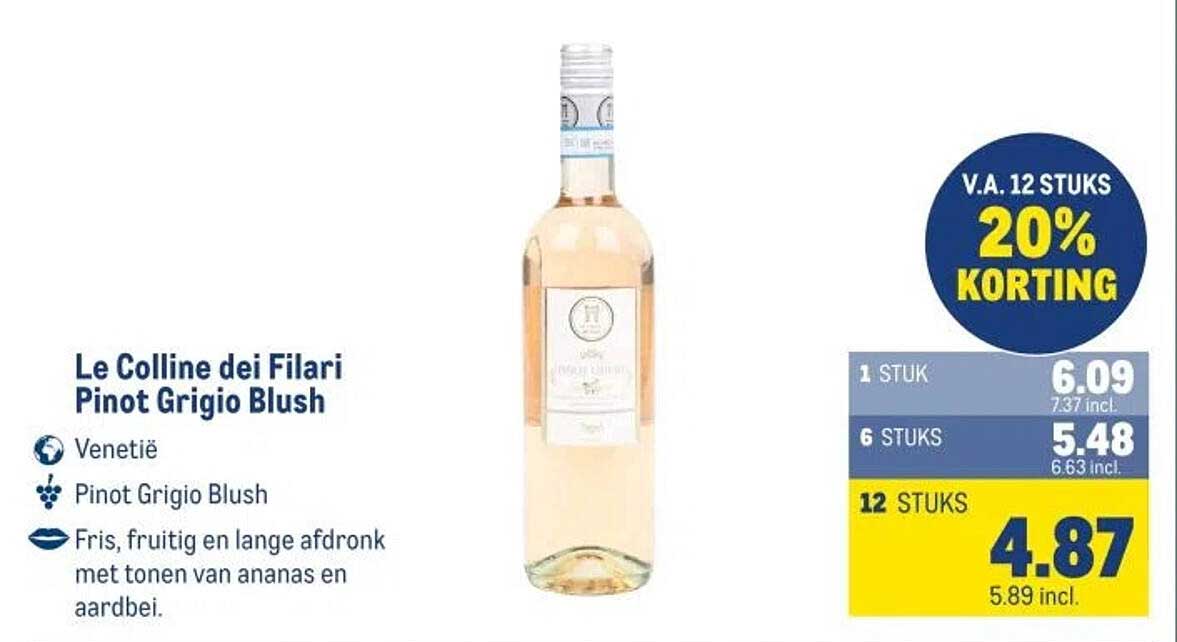 Le Colline dei Filari Pinot Grigio Blush