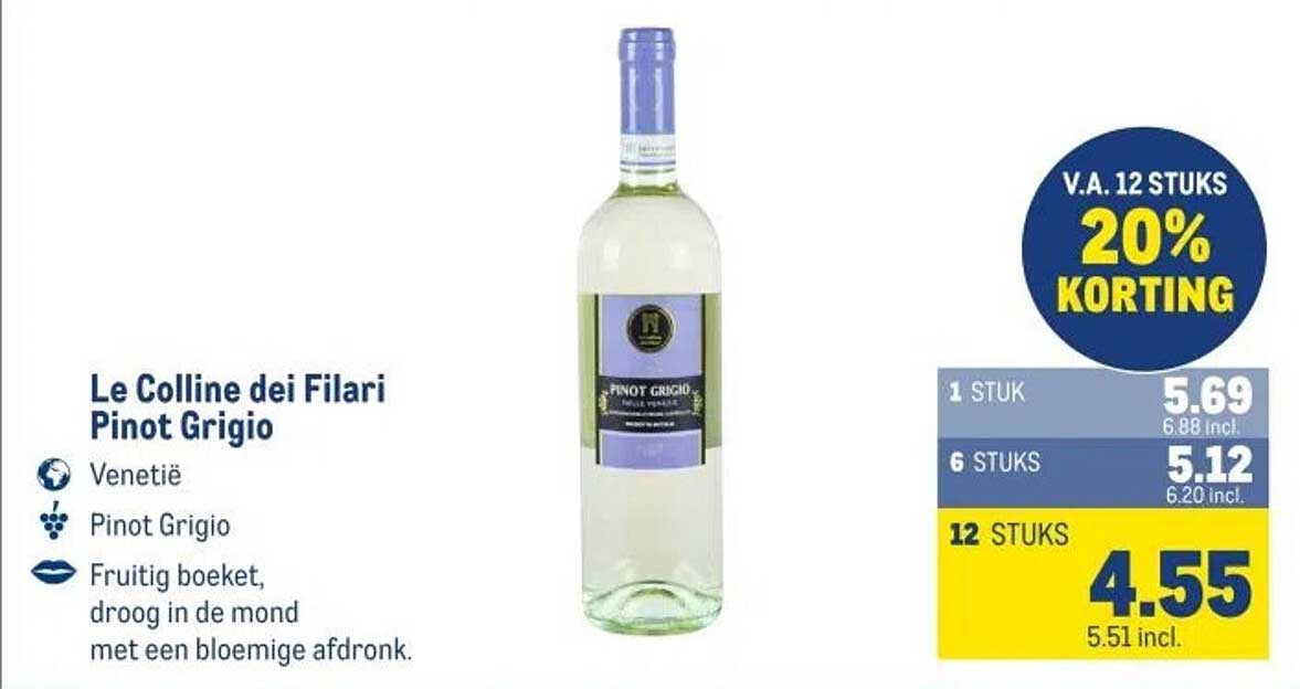 Le Colline dei Filari Pinot Grigio