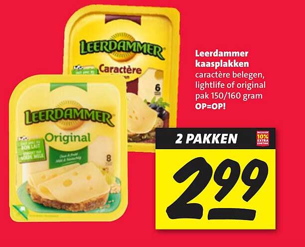 Leerdammer kaasplakken