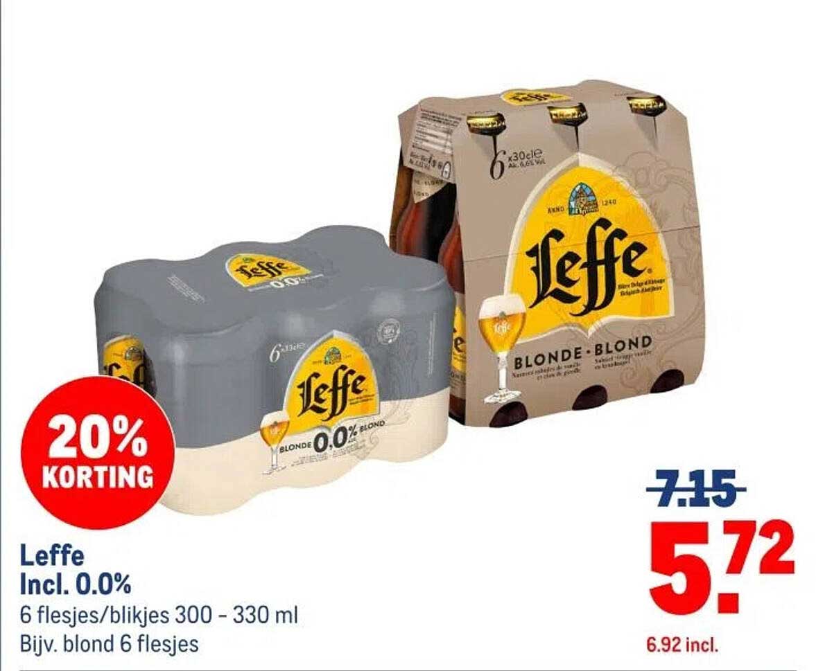 Leffe Incl. 0.0%