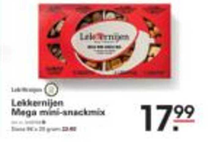 Lekkerijen Mega mini-snackmix