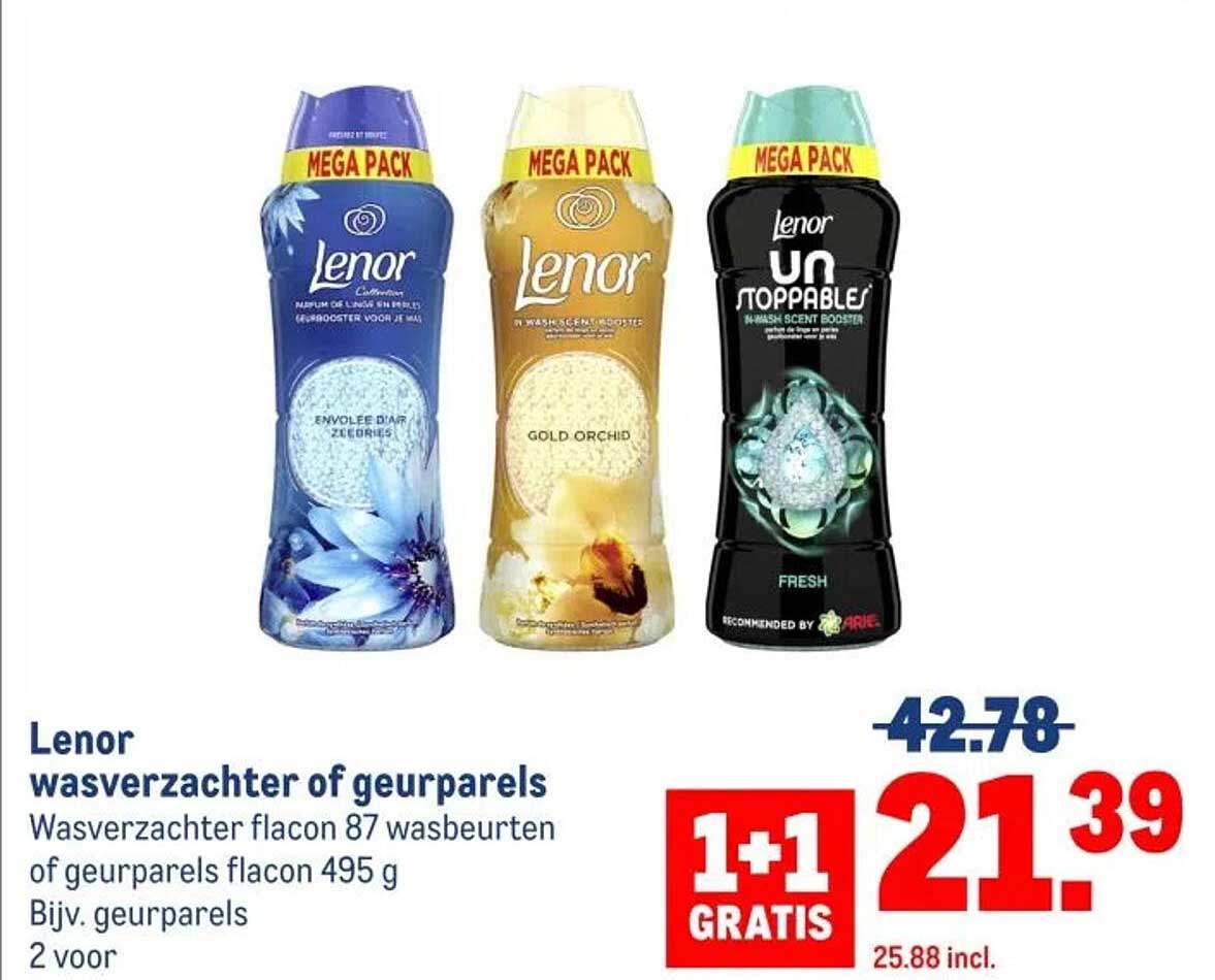 Lenor wasverzachter of geurparels