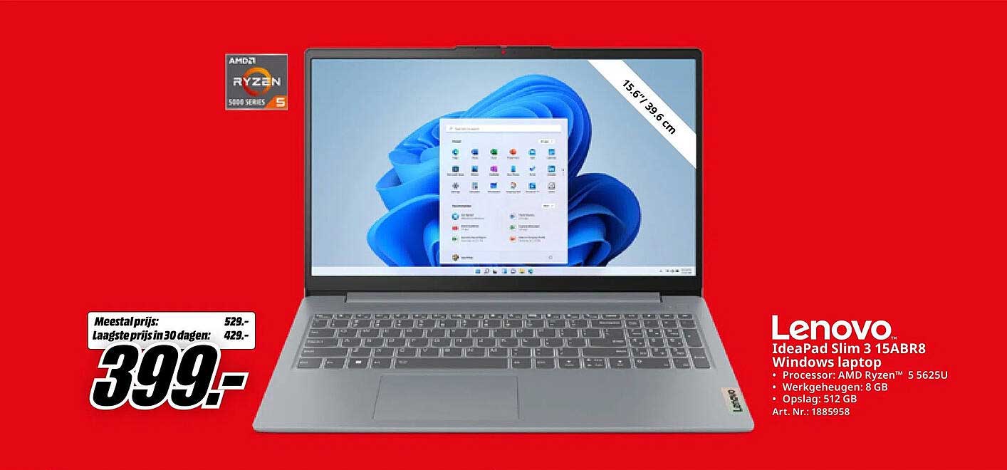 Lenovo IdeaPad Slim 3 15ABR8 Windows laptop