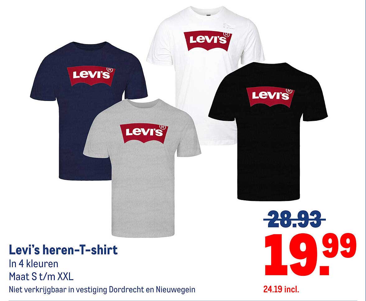 Levi's heren-T-shirt