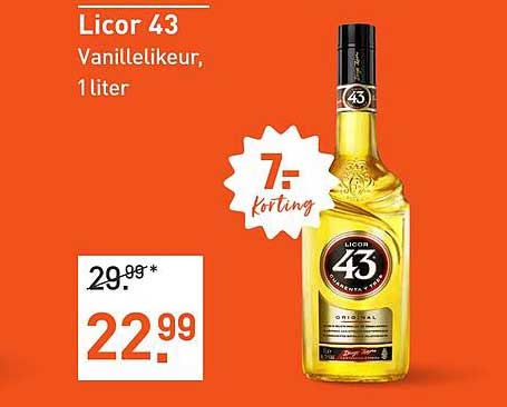 Licor 43 Vanille-likeur, 1 liter