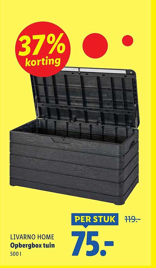 LIVARNO HOME Opbergblox tuin 500 l
