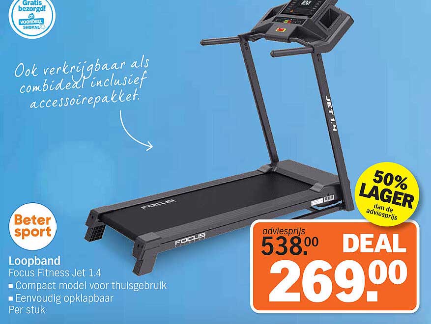 Loopband Focus Fitness Jet 1.4