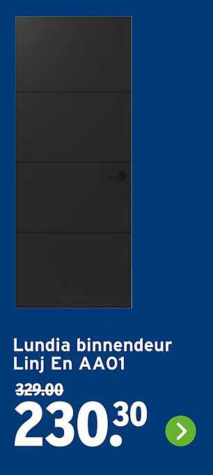 Lundia binnendeur Linj En AA01