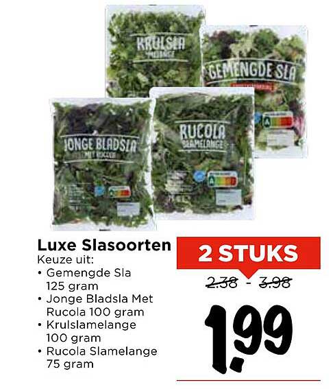 Luxe Slaassorten