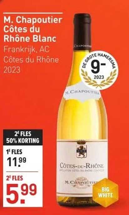 M. Chapoutier Côtes du Rhône Blanc
