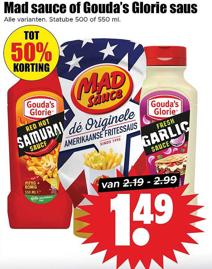 Mad sauce of Gouda’s Glorie saus