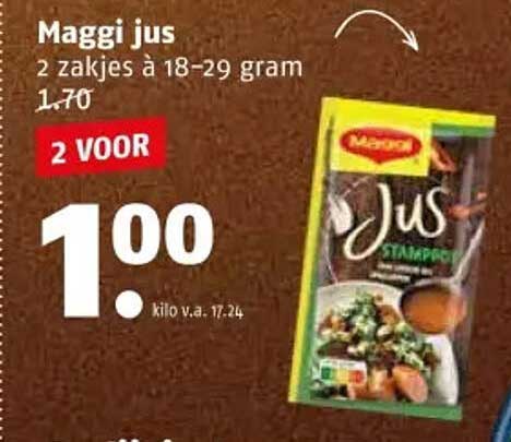 Maggi jus 2 zakjes à 18–29 gram 2 VOOR
