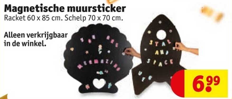 Magnetische muursticker