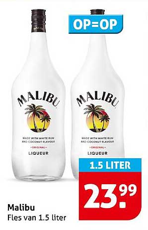 Malibu Fles van 1.5 liter