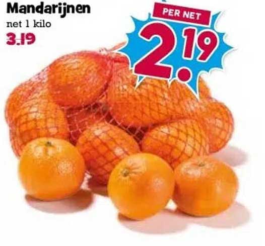 Mandarijnen net 1 kilo