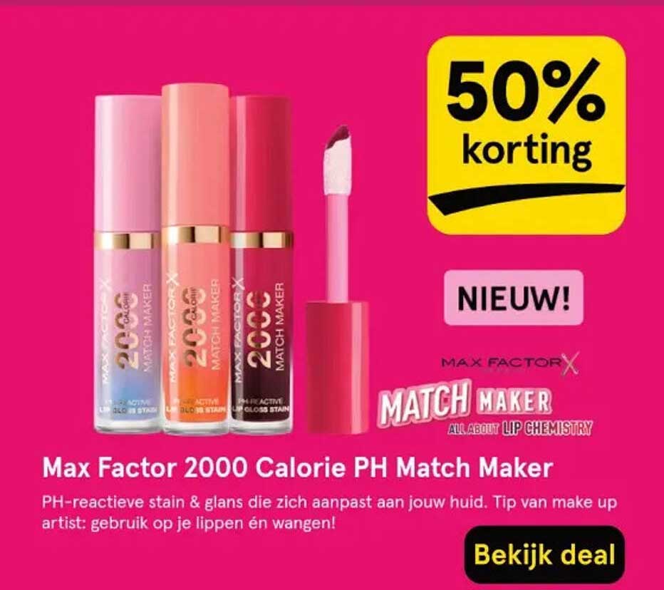 Max Factor 2000 Calorie PH Match Maker
