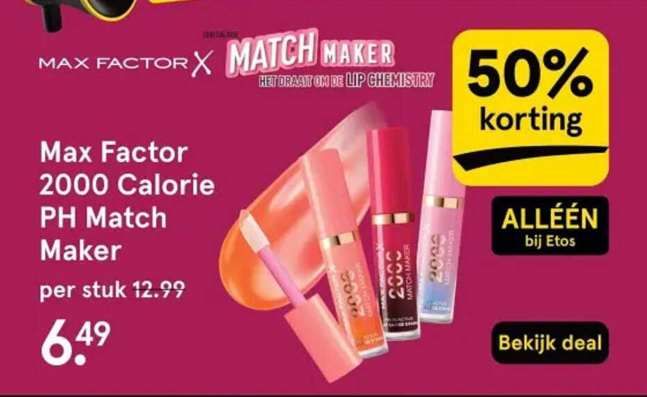 Max Factor 2000 Calorie PH Match Maker