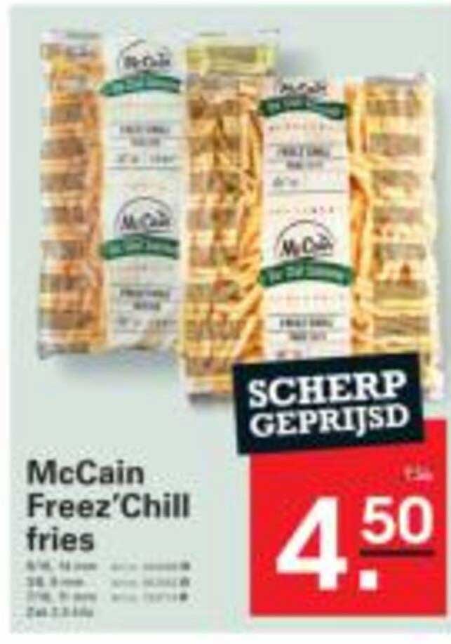 McCain Freez’Chill fries