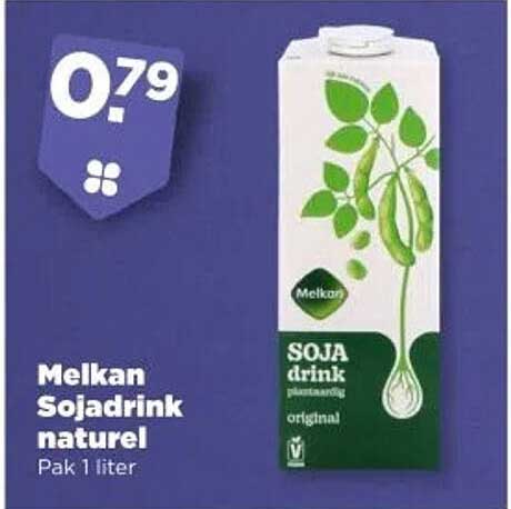 Melkan Sojadrink naturel
