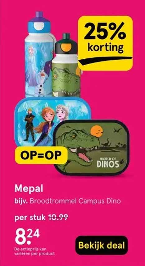 Mepal bijv. Broodtrommel Campus Dino