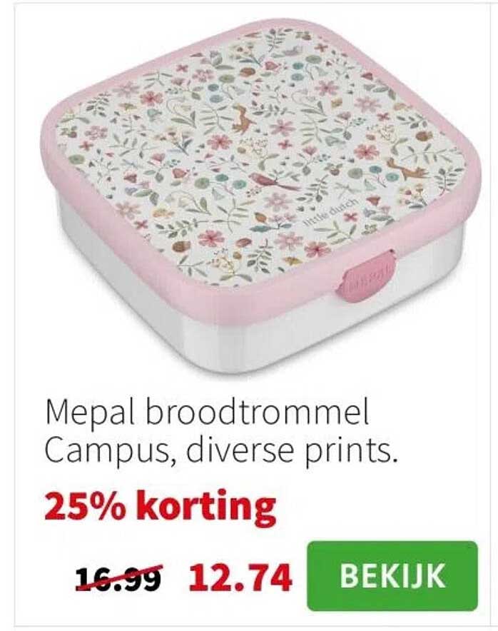 Mepal broodtrommel Campus, diverse prints.