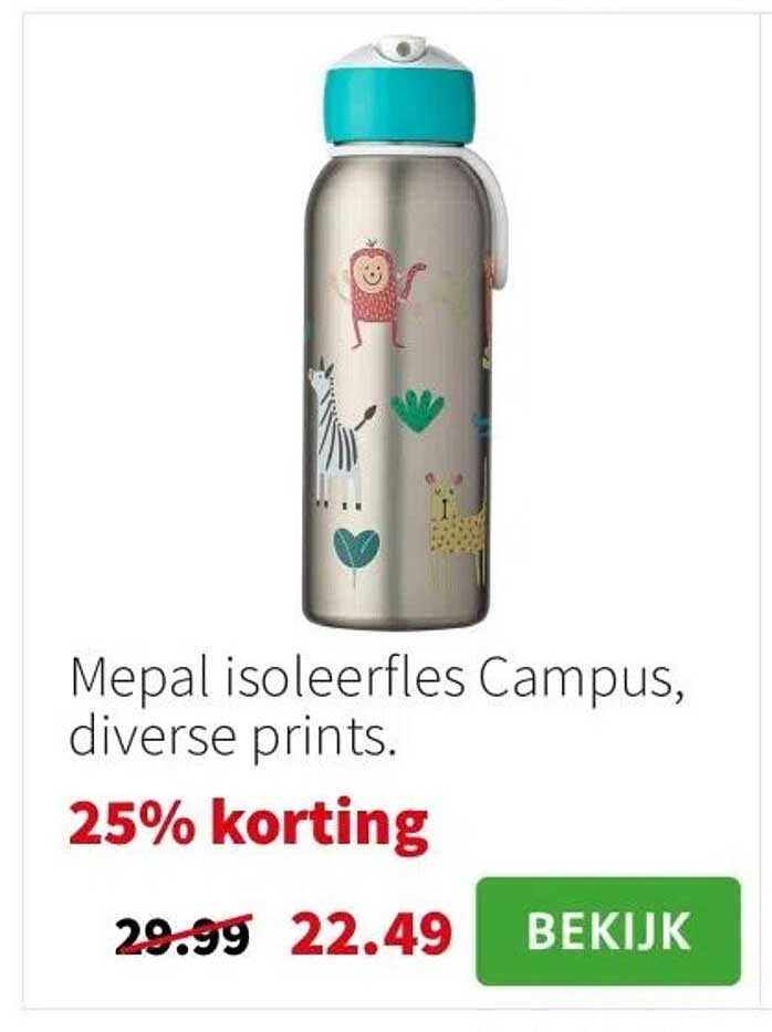 Mepal isoleerfles Campus, diverse prints.