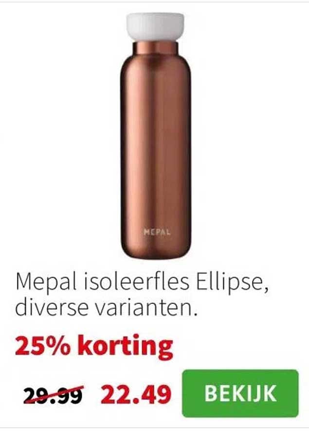 Mepal isoleerfles Ellipse, diverse varianten.