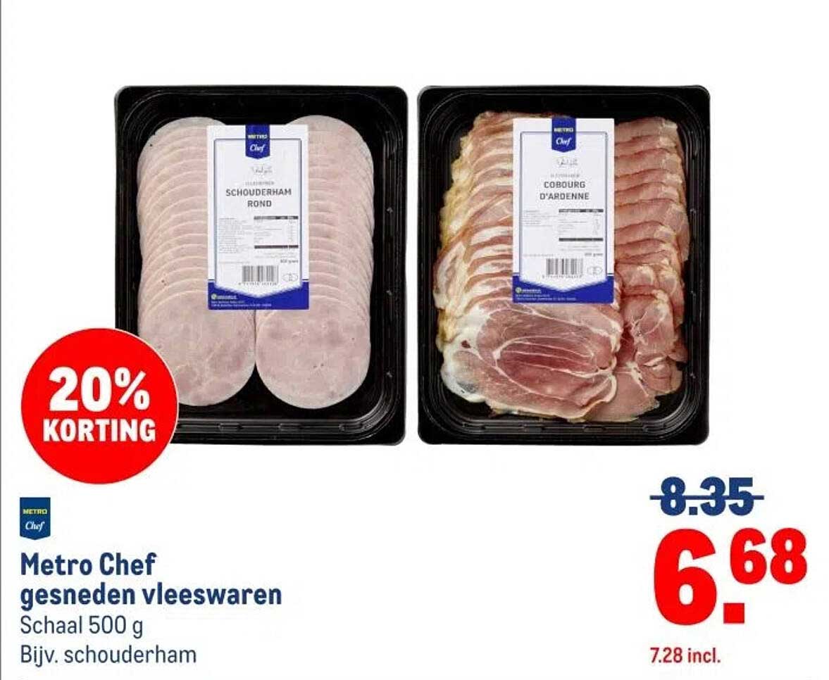 Metro Chef gesneden vleeswaren