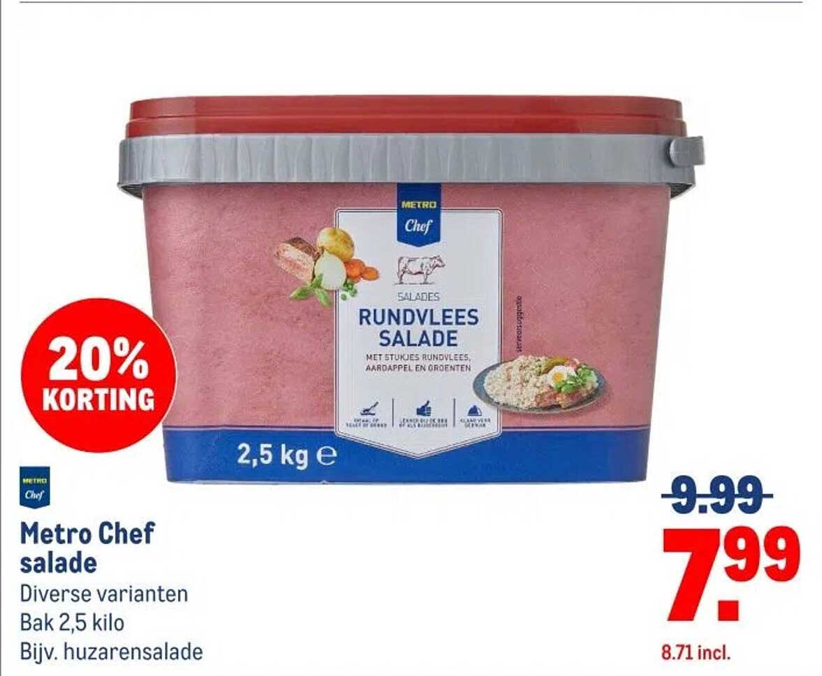 Metro Chef salade