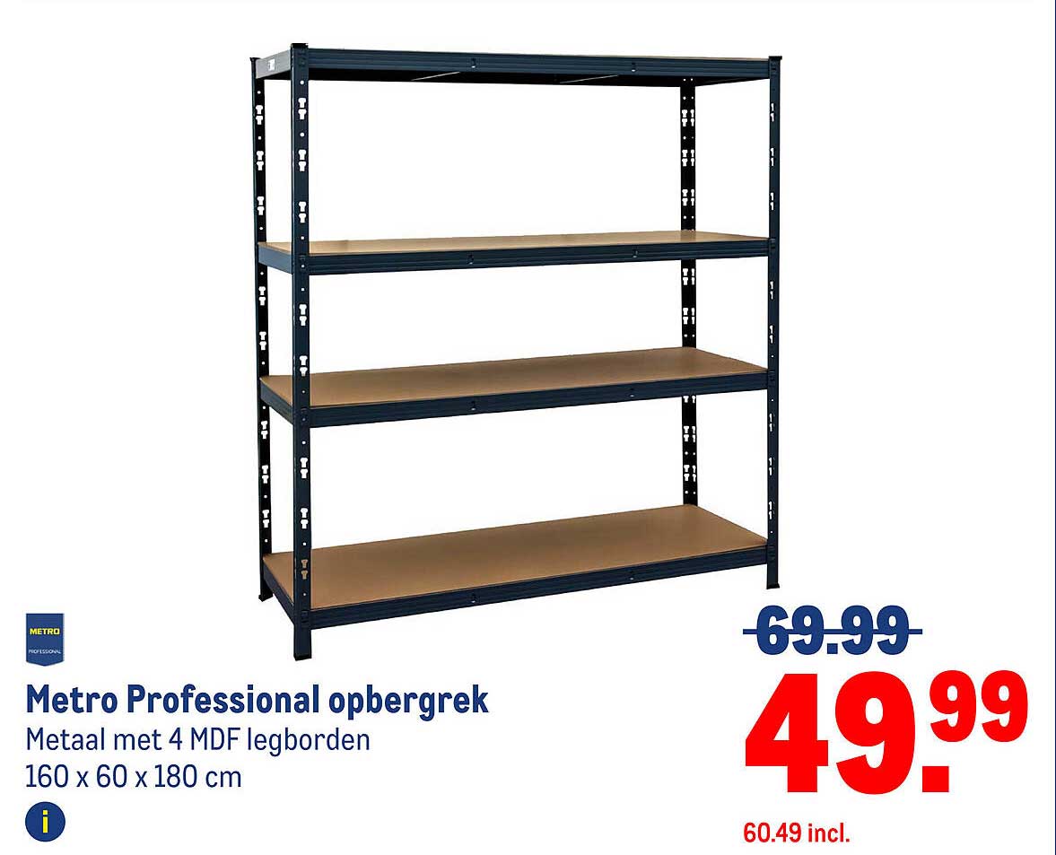 Metro Professional opbergrek