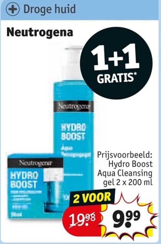 Neutrogena Hydro Boost Aqua Cleansing gel 2 x 200 ml