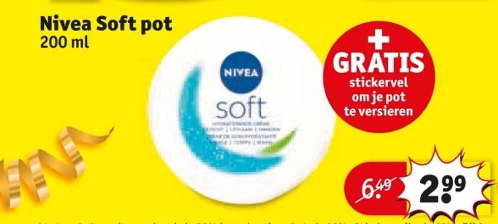 Nivea Soft pot 200 ml