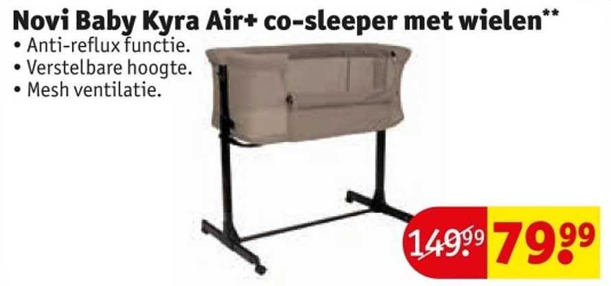 Novi Baby Kyra Air+ co-sleeper met wielen