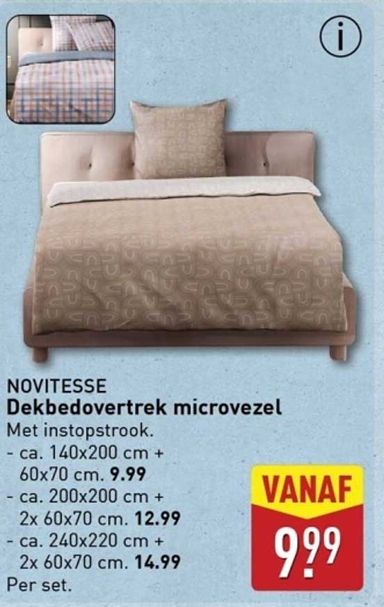 NOVITESSE Dekbedovertrek microvezel