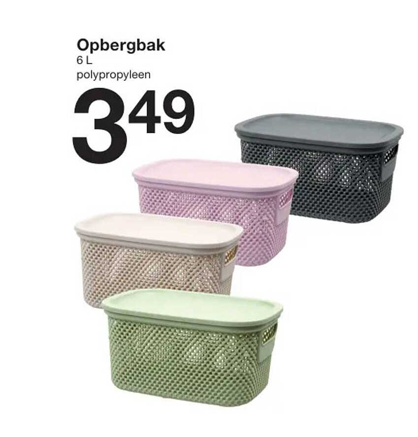 Opbergbak 6 L